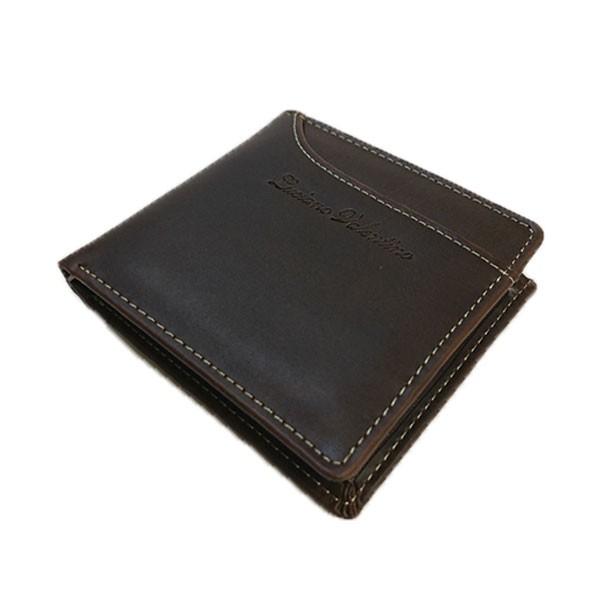 箱無し  メンズ 定番 本革 牛革 定番のデザイン カードスライダーLUCIANO VALENTINO ルチアーノ・バレンチノ  短財布 ブラウン luv2004br |  | 01