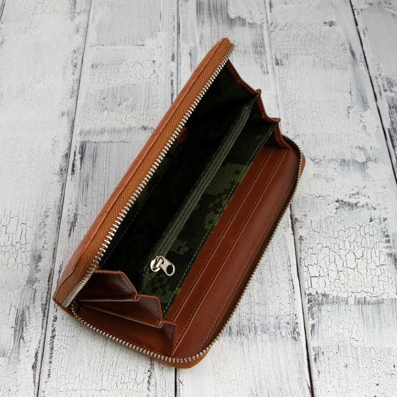 牛革マットクロコ型押し ラウンドファスナー ロングラウンドウォレット 紳士用 男性用 長財布 送料無料 Luciano Valentino ルチアーノバレンチノ |  | 05