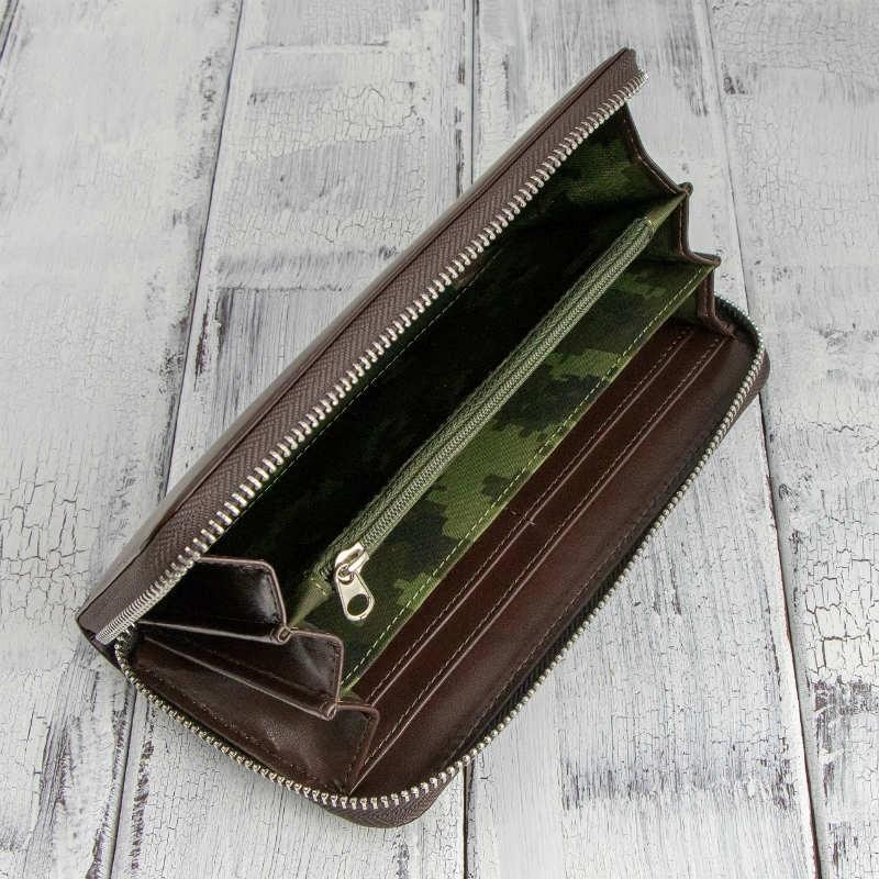 スムース ラウンドファスナー ロングラウンドウォレット 紳士用 男性用 長財布 送料無料 Luciano Valentino ルチアーノバレンチノ ボンデッドレザーサラマンダー |  | 07