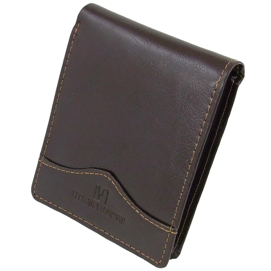 箱無し メンズ 定番 二つ折り財布 本革 牛革 コスパ良 カードスライダー付luciano Valentino ルチアーノ バレンチノ 短財布 ブラウン Luv6004br Luv6004br Cccstores 通販 Yahoo ショッピング