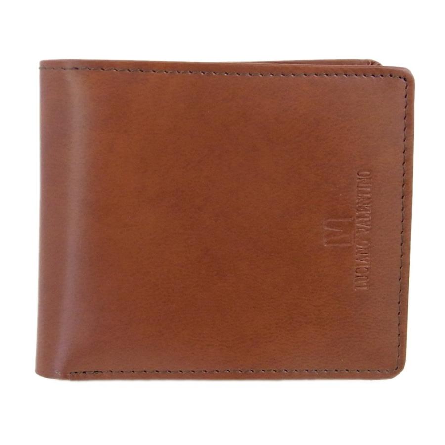 箱無し  メンズ 定番 二つ折り財布 サラマンダーボンデッドレザーLUCIANO VALENTINO ルチアーノ・バレンチノ  短財布 ブラウン luv7002br |  | 03