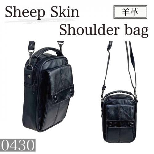 高級ラム革 縦型ラム革ショルダーバッグ ボディバッグ メンズバッグポーチ 紳士用 男性用 送料無料 軽量 コンパクト スマホ収納 肩掛け 斜め掛け |  | 01