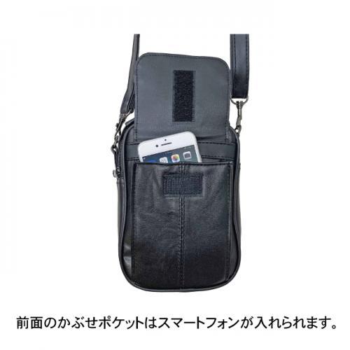 高級ラム革 縦型ラム革ショルダーバッグ ボディバッグ メンズバッグポーチ 紳士用 男性用 送料無料 軽量 コンパクト スマホ収納 肩掛け 斜め掛け |  | 07