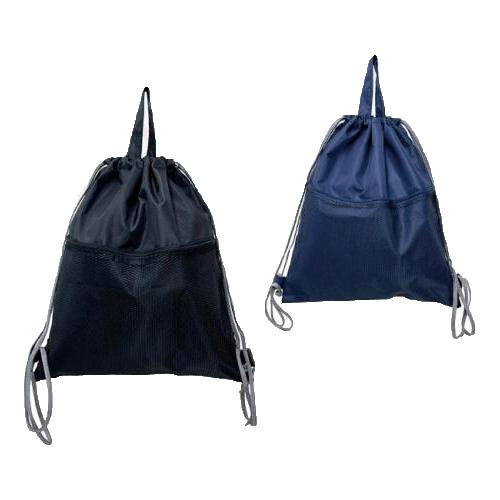 2WAYナップサック メッシュポケット付き リュック＆手提げ 大容量 A4収納可 通学・ジム・旅行・アウトドア　超軽量 約70g エコバッグ 習い事送料無料 |  | 10