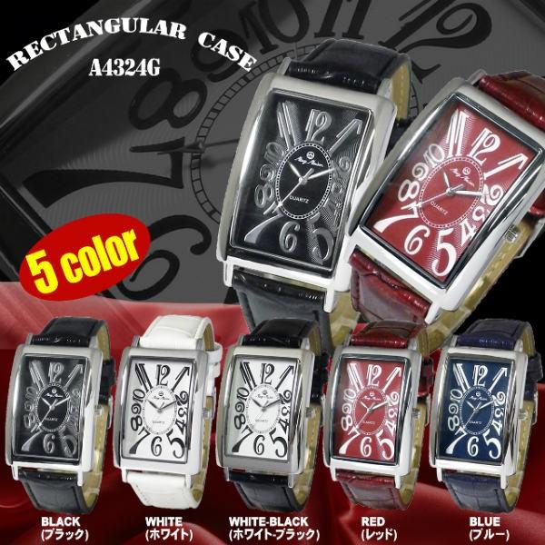 安心の日本製ムーブメント メンズウォッチ 紳士用腕時計 長方形