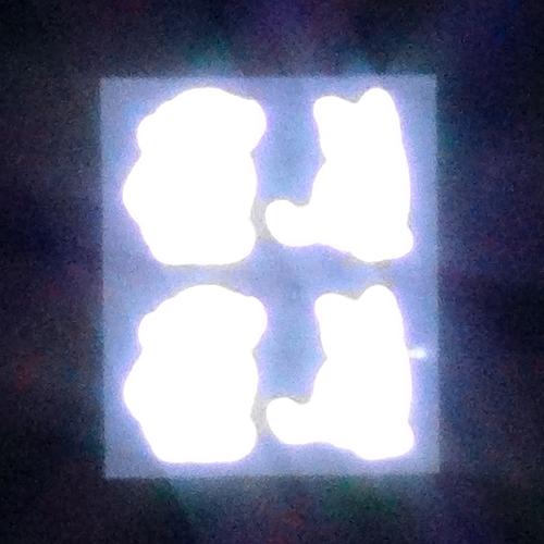 バッグ用 反射シール 強粘着タイプ 反射材 アイロンを使わずに貼れる 貼って安心 反射して光る リフレクター 高輝度反射材 洗濯可能 送料無料 幼稚園 小学生 |  | 08