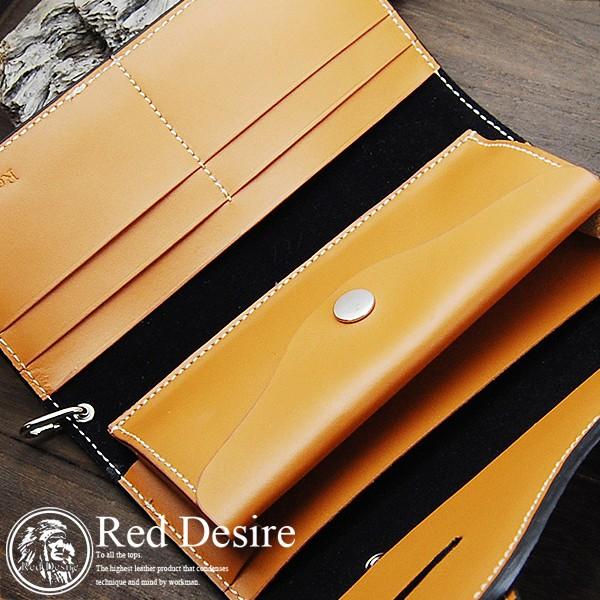 長財布 バイカ―ズウォレット Red Desire コンチョ RD-2 メンズ長財布 ブランド Red Desire レッドデザイヤー 牛革本革