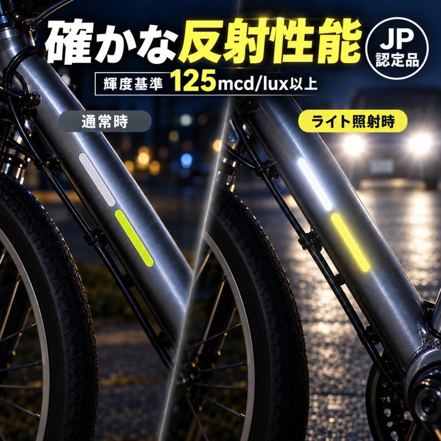 反射材 交通安全 貼って安心 反射して光る リフレクター 高輝度反射材使用 防犯 防災 自転車盗難防止 送料無料 幼稚園 小学生 園児 児童 子供 キッズ |  | 04