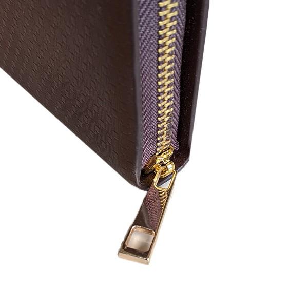 訳あり ブランド ラウンドファスナー長財布 札入れ PIDENBAO LEATHER 牛革ロングウォレット 送料無料 |  | 04