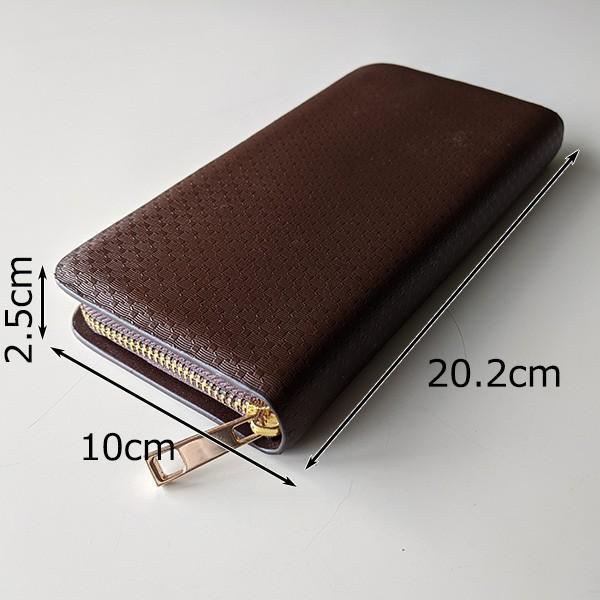 訳あり ブランド ラウンドファスナー長財布 札入れ PIDENBAO LEATHER 牛革ロングウォレット 送料無料 |  | 06