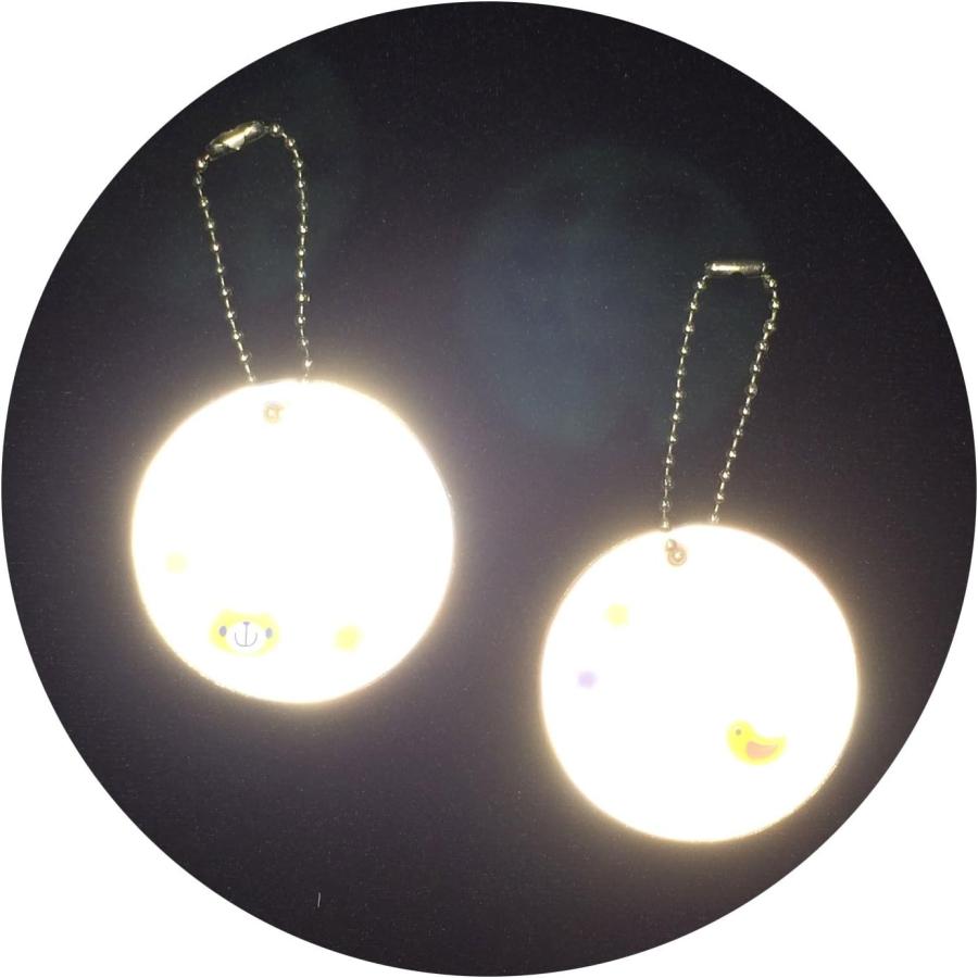 日本製 反射キーホルダー 手作りキット JPマーク認定商品 イエロー ピンク ブルー 手作りキーホルダー リフレクター 高輝度反射材 防犯 送料無料 幼稚園 小学生 |  | 06