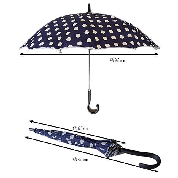 16本骨 耐風 シームレス 一枚張り 60センチ ワンタッチ式 グラスファイバー レディース 長傘 手開き式 女性用 雨傘 梅雨通勤通学 撥水性 即納 送料無料 |  | 04
