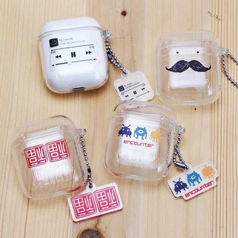 Airpods 第三世代 第二世代 Airpods Pro ケース カバー キーホルダー付き Airpods3 Airpods2 クリア 透明 エアポッズ 落下防止 収納 かっこいい スマホケース Jillsdesign 通販 Paypayモール