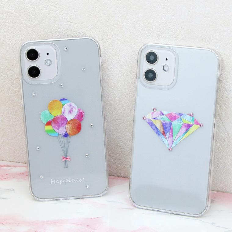 Iphone11 ケース アイフォン11 デコケース スマホケース スマホカバー カバー ハードケース 軽い おしゃれ クリア 透明 デコ スマホケース Jillsdesign 通販 Paypayモール