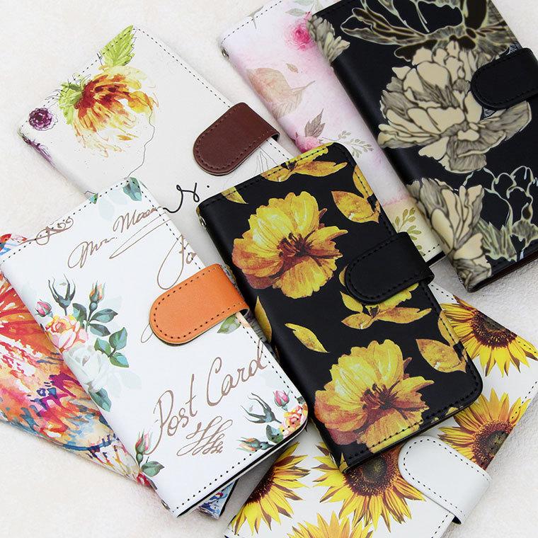 シンプルスマホ4 704sh ケース 手帳型 スマホケース スマホカバー カバー 軽い おしゃれ カード収納 ベルト付き 花柄 スマホケース Jillsdesign 通販 Paypayモール