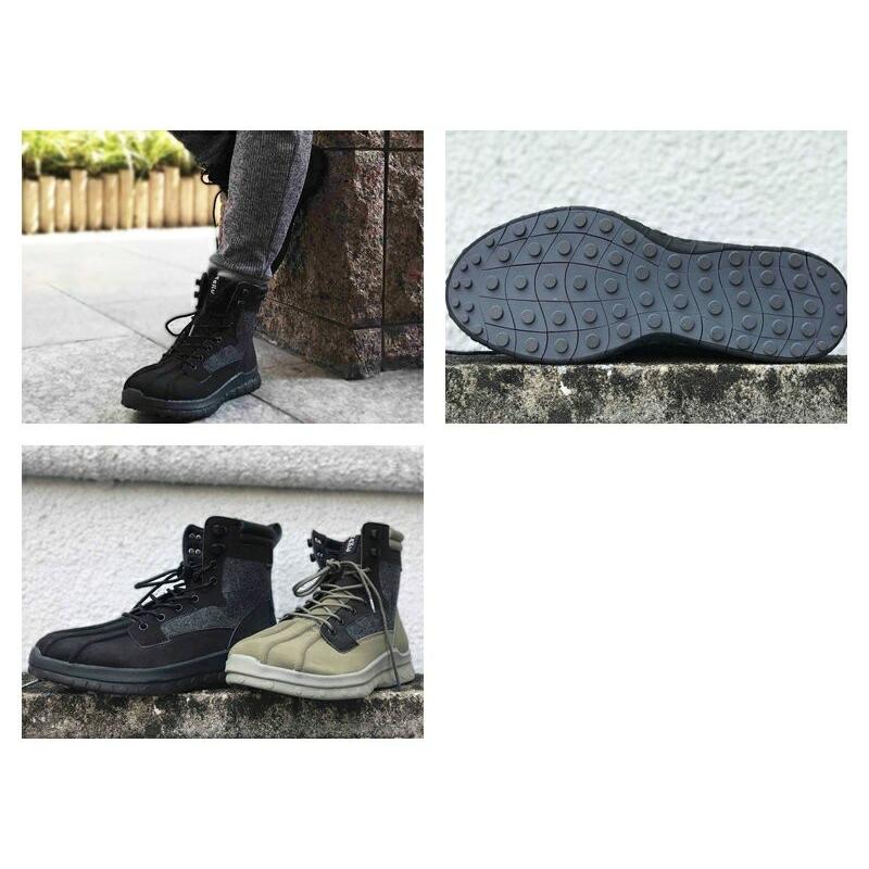 【価格見直しました】ブーツ メンズ レディース 秋 冬 撥水 おしゃれ ツイード ccilu レイン ワークブーツ 靴 シューズ | ccilu | 20