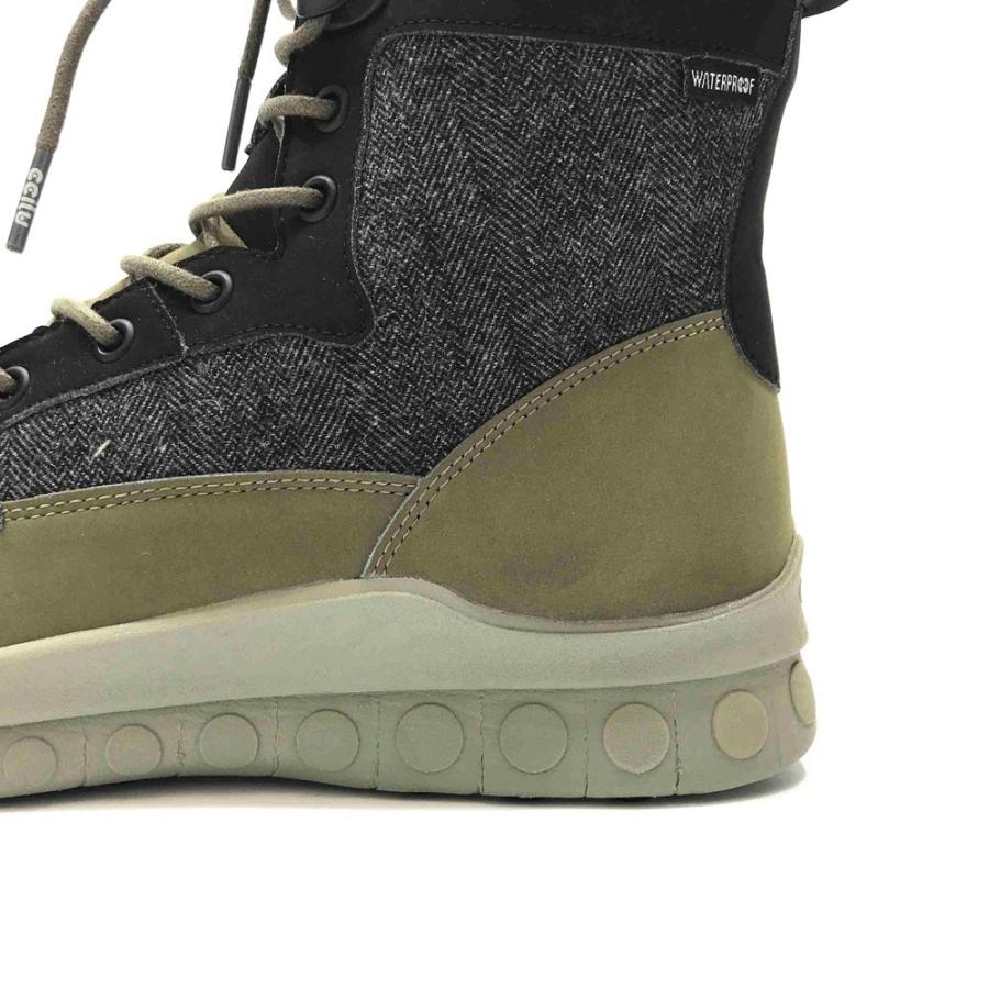 【価格見直しました】ブーツ メンズ レディース 秋 冬 撥水 おしゃれ ツイード ccilu レイン ワークブーツ 靴 シューズ | ccilu | 22