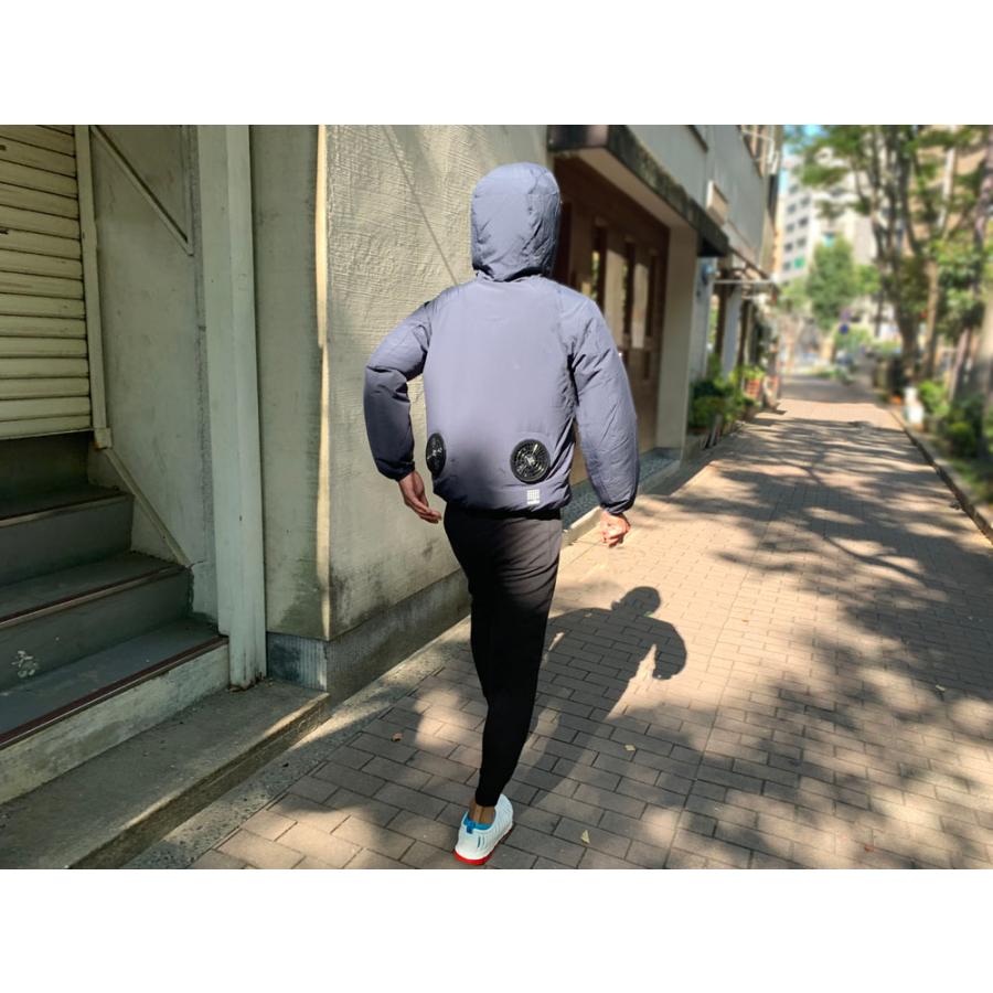空調ウエア ファンセット 3点セットCOOL BREEZE PARKER ファン付きUVカットパーカー 長袖 男女兼用 釣り スポーツ 作業服 熱中症対策_15