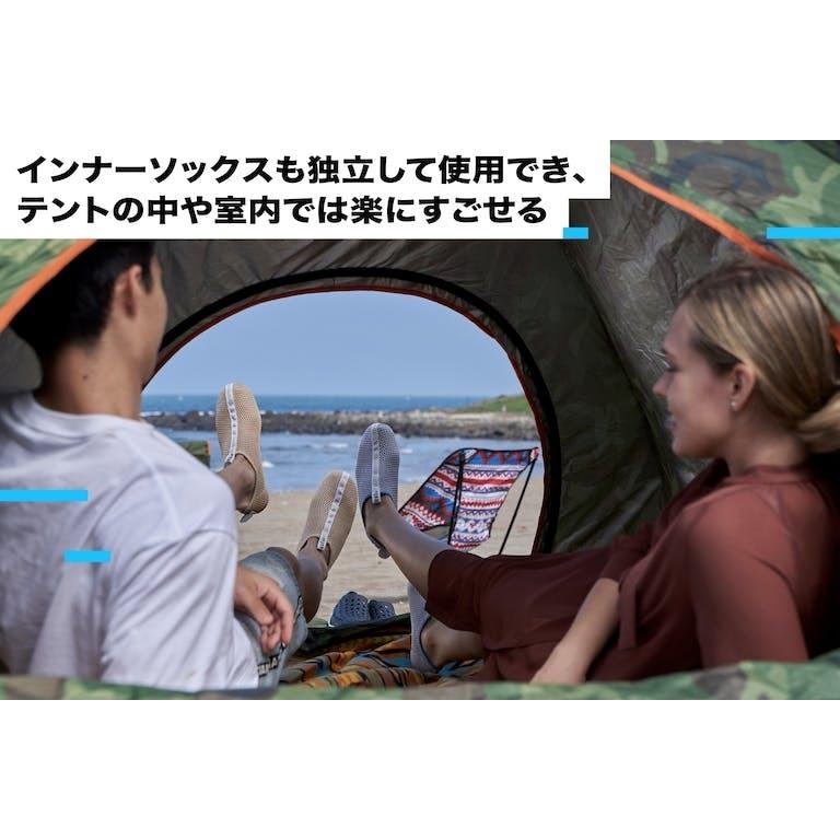 サンダル スリッポン メンズ レディース アクアシューズ おしゃれ チル ccilu 軽量 衝撃吸収 オフィス アウトドア スポーツ | ccilu | 06