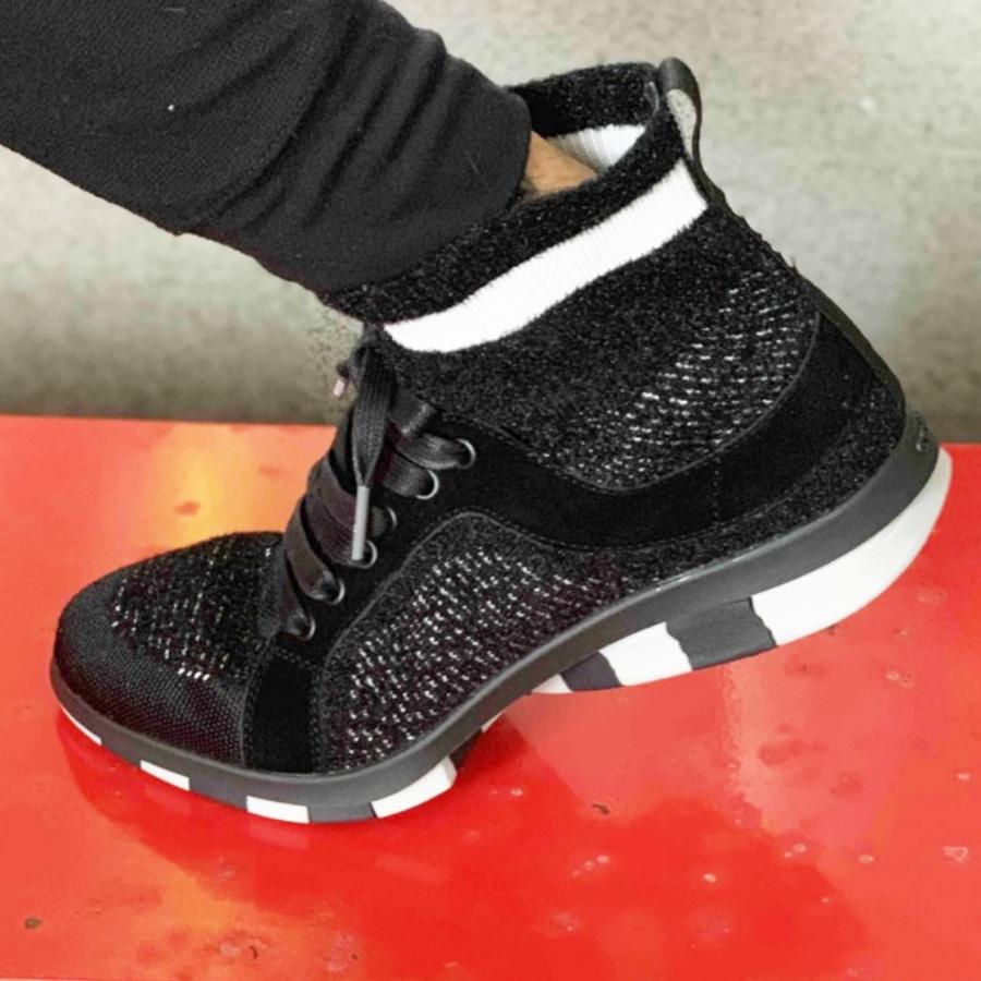 ソックススニーカー メンズ 軽量 ニット スニーカー 足圧分散 チル ccilu 靴 衝撃吸収 | ccilu | 13