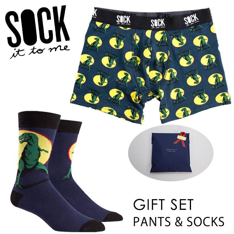 SOCK it to me ボクサーパンツ ソックス 2点セット メンズ 靴下 総柄