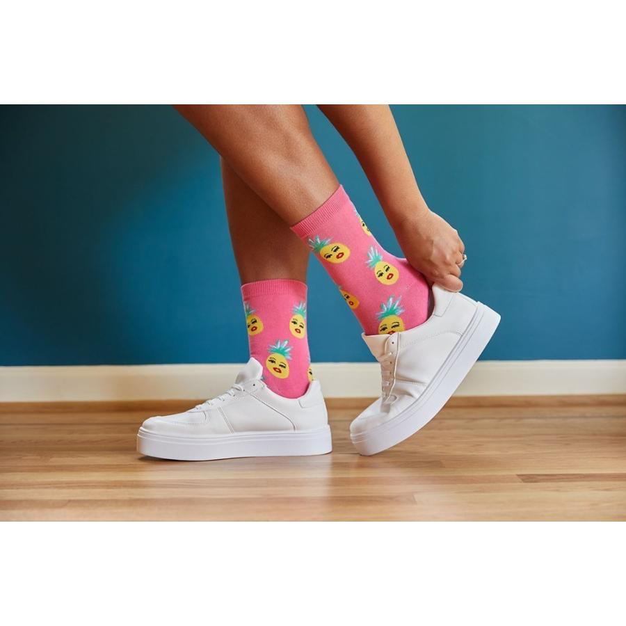 ソックス メンズ 靴下 総柄 トナカイ 動物 クルーソックス COOL AS A MOOSEMEF0218 Sock It To Me｜ccilu｜06