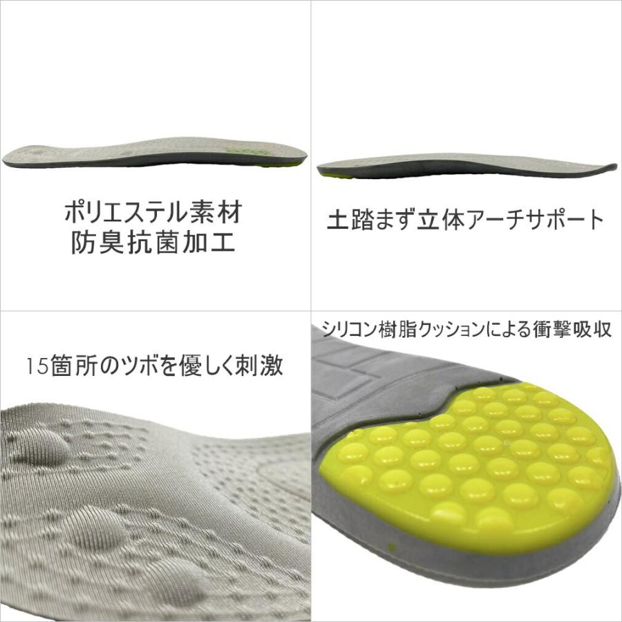 インソール 衝撃吸収 中敷き アーチサポート 土踏まず 通気 スポーツ 楽天市場】【ポイント10倍】 疲れにくい 衝撃吸収 インソール