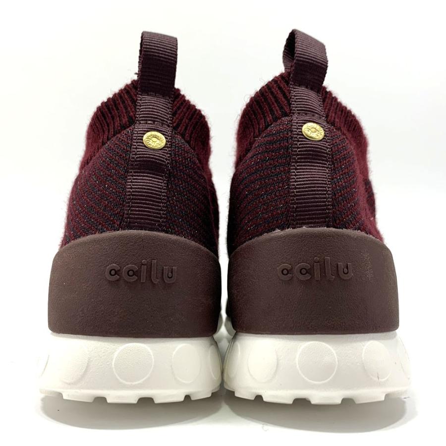 【価格見直しました】ソックスブーツ レディース ボアインソール 美脚 軽量 ニット 疲れにくい 足圧分散 衝撃吸収 コンフォート ccilu 靴 | ccilu | 16