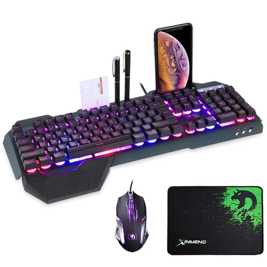 Felicon ゲーミングキーボード マウスセット 光るキーボード K618 バックライト 26アンチゴースト 英語配列 Rgb Usb有線 104キー マウスパッド付 Windows Mac Os B07pkf2bx5 Candc Life Yahoo 店 通販 Yahoo ショッピング