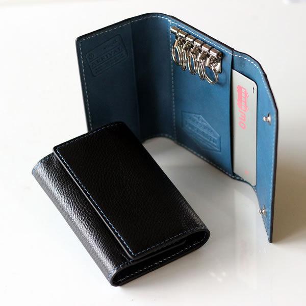 キーケース 鍵 キーホルダー メンズ 本革 カードケース イタリア