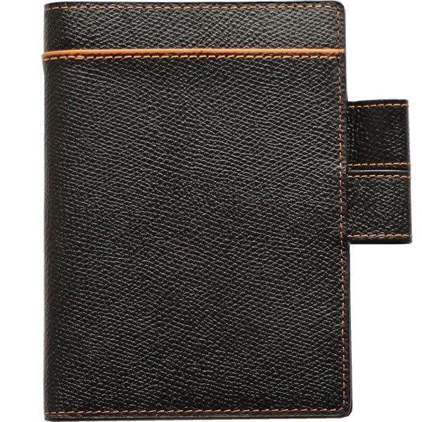 ▫️ブリオーニ▫️ブラック グレインレザー パスポートケース Brioni 純正品 ブラックグレインロドスレザー ブリーフケース