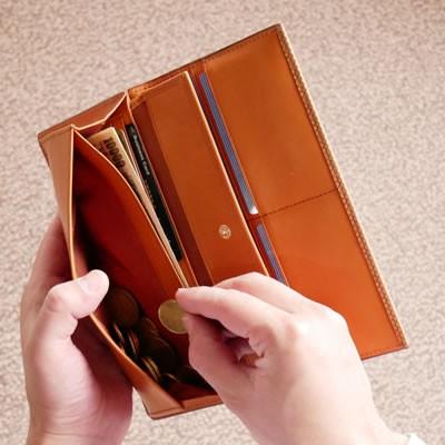 【新品・未使用】レザーグランド財布（長財布） 長財布 革 メンズ 財布 レザー ウォレット 革財布 ギフト グランツ・長