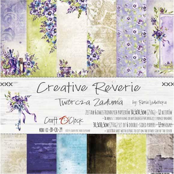 優先配送 Craft O 039 Clock ポーランド 作品販売可能 スクラップブッキング用ペーパー Creative Reverie