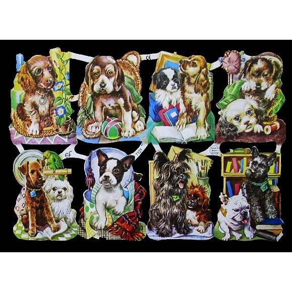 作品販売可能 ドイツ製クロモス 1シート 7121 ラメ無 コラージュ デコパージュなどのハンドメイド