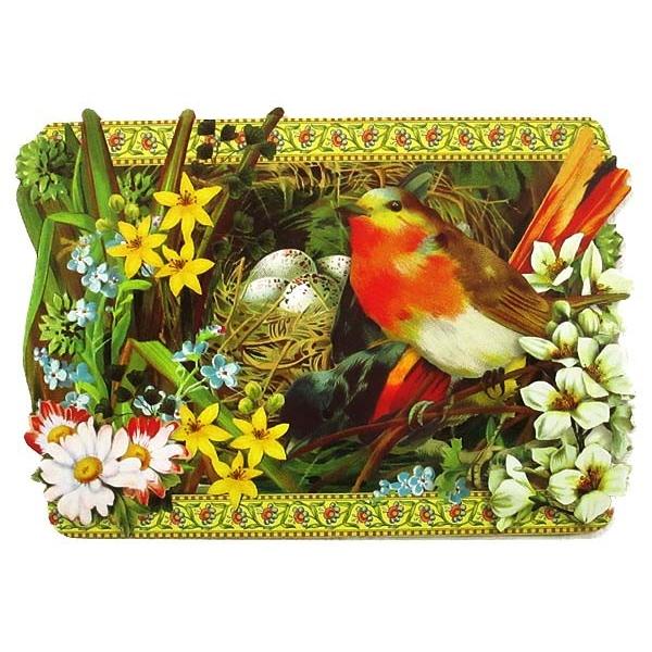 廃版レア 在庫限り Punch Studio パンチスタジオ 春のグリーティングカード 封筒付 ダイカット イースター