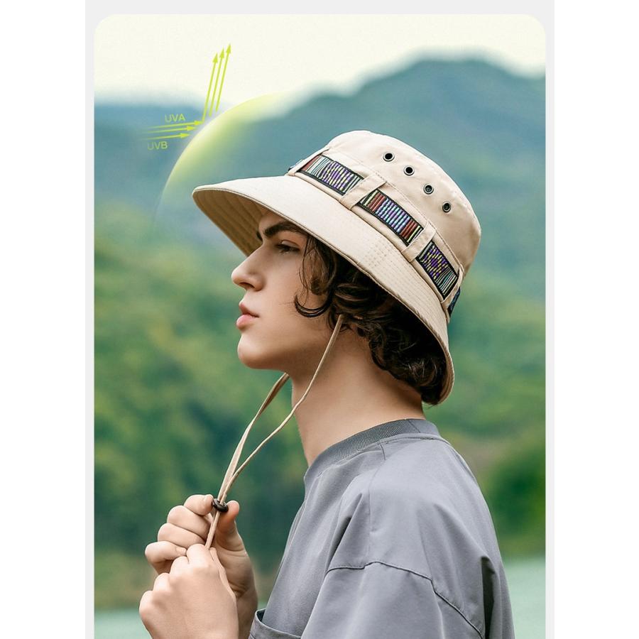 アドベンチャーハット 帽子 あご紐付き サファリハット UVカット つば広 アウトドア キャンプ アウトドア レディース ハット 自転車 飛ばない プレゼント |  | 02