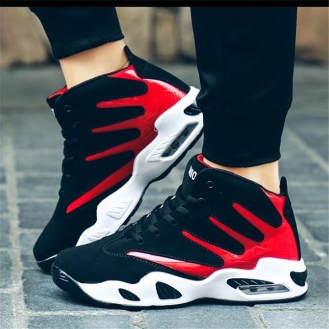 メンズ ハイカット スニーカー バッシュ シューズ オシャレ 白スニーカー ストリート系ダンス 韓流 K Pop 赤 青 白 夏 父の日エアー Mkt 122 Mkt 122 Ccqueen 通販 Yahoo ショッピング