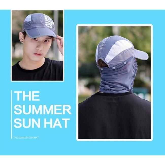 3WAYサンキャップ フェイスカバー付き帽子 日よけ帽子 マスク付き帽子 ランニング用 帽子 ゴルフ レディース UVカット 日除け 日焼け防止 紫外線カット |  | 10