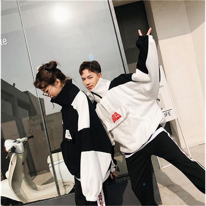 カップル ペアルック コーデ トレーナー カップル お揃い パーカー 韓国 ペアカップル ペアルック 春 服 春夏 記念日 プレゼント 白 黒 Ny 079 Ny 079 Ccqueen 通販 Yahoo ショッピング