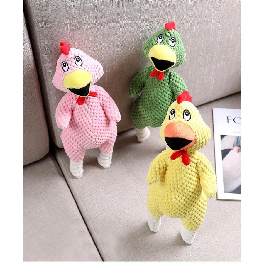 犬猫兼用 おもちゃ 音が鳴る 犬用 オモチャ ニワトリ ぬいぐるみ いぬのおもちゃ 歯 噛む 犬のおもちゃ ゃ ペット用品 ストレス解消 pt-024 |  | 01