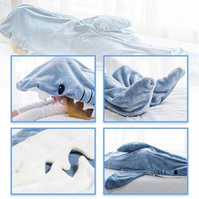 サメ 寝袋着ぐるみ パジャマ 着る毛布 ぬいぐるみ ブランケット 子供 大人 きぐるみパジャマ さめ 寝袋 昼寝毛布 サメ寝袋 サメブランケット きぐるみ パジャマ |  | 08