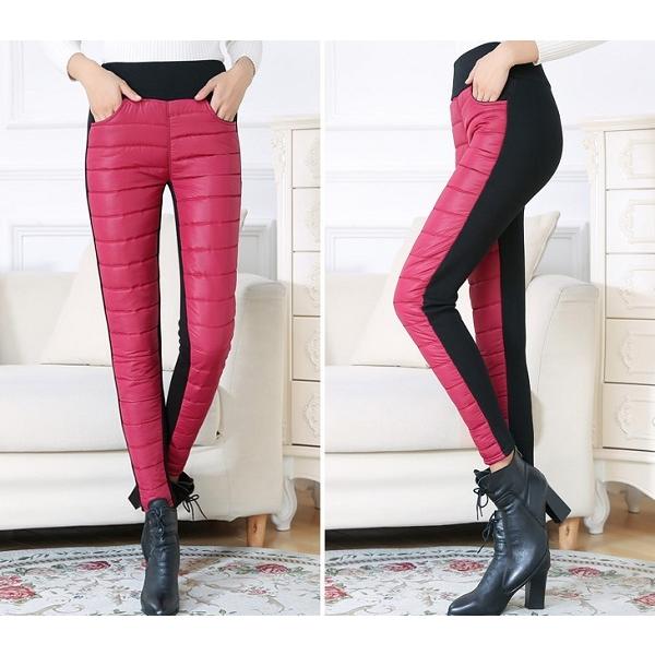 ダウン綿パンツ スキニーパンツ レディース ボトムス 中綿入りパンツ 防寒パンツ 防寒着 裹起毛 秋冬 ロングパンツ 美脚 美尻 着痩せ ハイウエスト wk-080 |  | 09