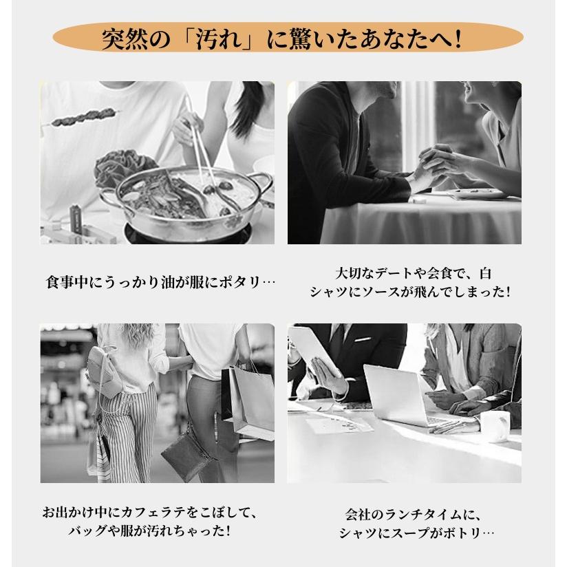 即納 シミ抜きペン ペン型 携帯 コンパクト 応急処置用 シミとり