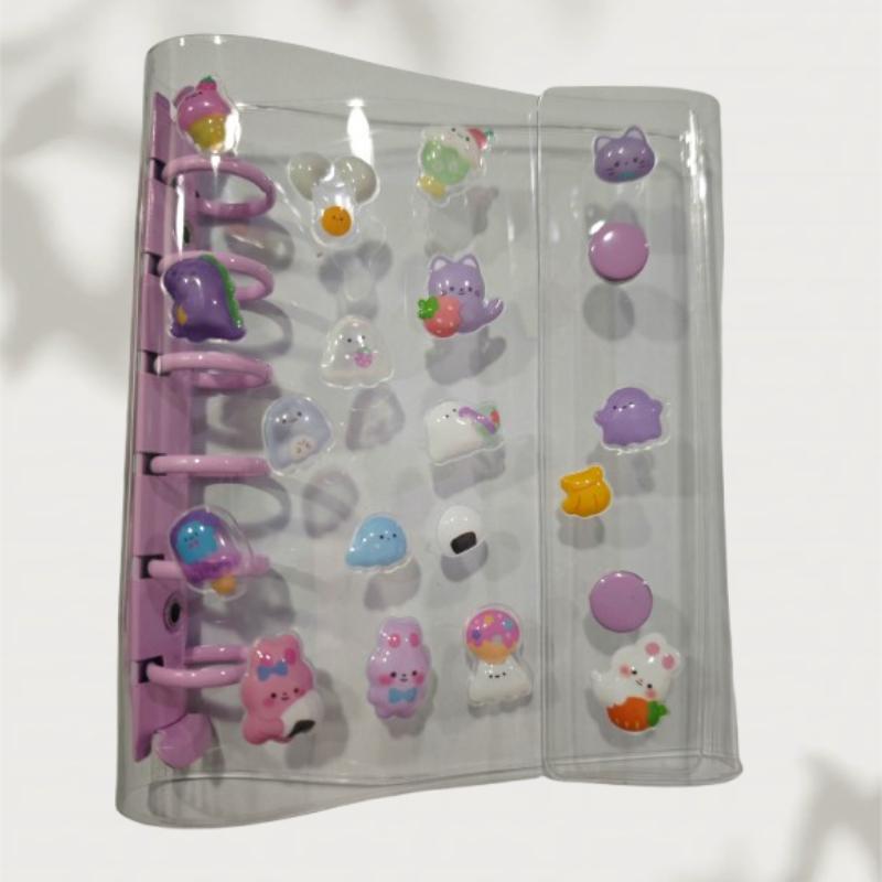 透明シール帳 シールバインダーバインダー M5 A7 シール収納 リフィル