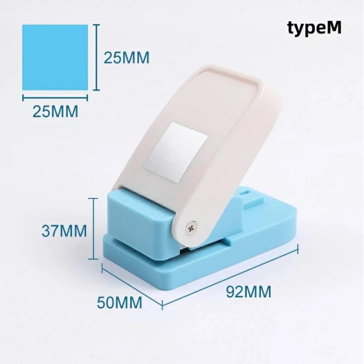 即納】クラフトパンチ 四角 エンボスパンチ 切手 四角い穴あけ