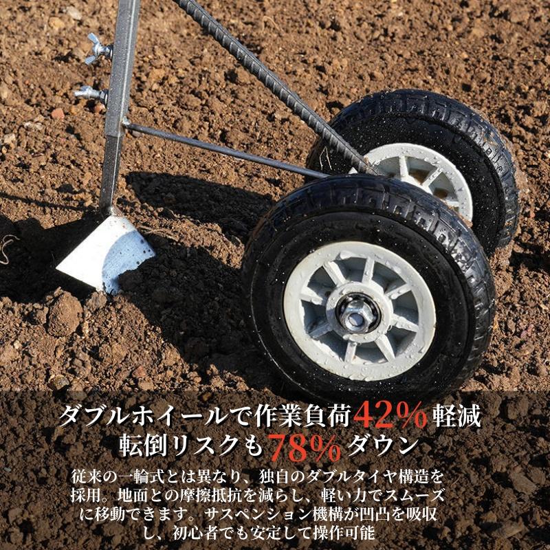 三角ホー 鍬 農業用三合一除草マジック器 農作業溝 溝掘り・除草・耕土