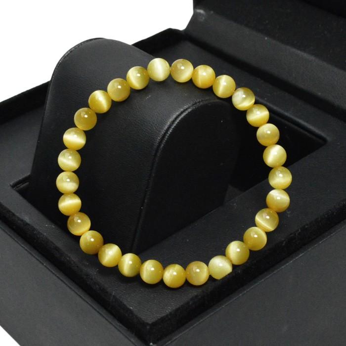 パワーストーン ブレスレット 南アフリカ共和国産 AAAA ゴールデンタイガーアイ 天然石 |  | 02