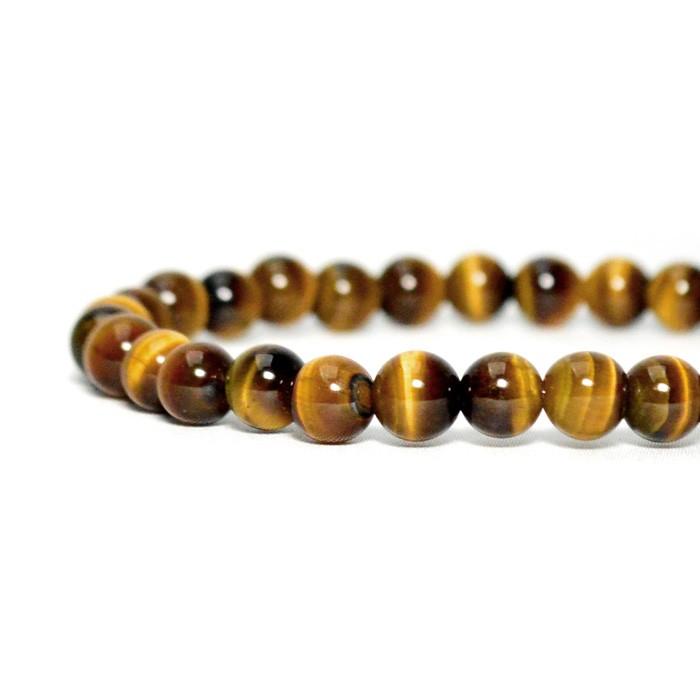 パワーストーン ブレスレット 南アフリカ産 AAAA タイガーアイ 6mm玉 天然石 |  | 01
