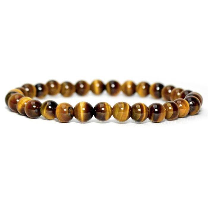 パワーストーン ブレスレット 南アフリカ産 AAAA タイガーアイ 6mm玉 天然石 |  | 03