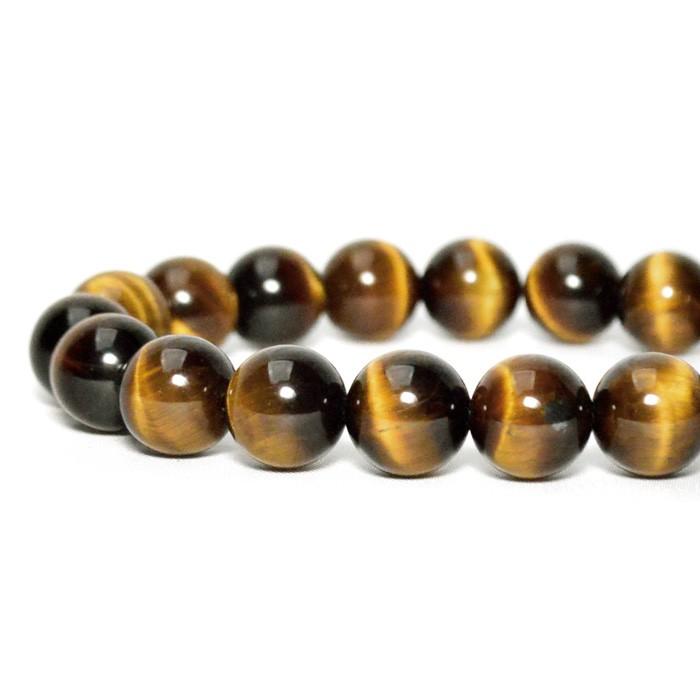 パワーストーン ブレスレット 南アフリカ産 AAAA タイガーアイ 10mm玉 天然石 |  | 01